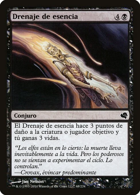 Essence Drain, carta Magic di tipo Sorcery illustrata da Jim Nelson