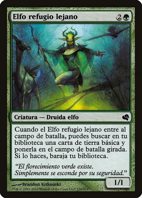 Farhaven Elf, carta Magic di tipo Creature — Elf Druid illustrata da Brandon Kitkouski