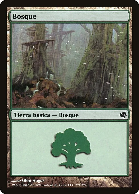 Forest, carta Magic di tipo Basic Land — Forest illustrata da Glen Angus