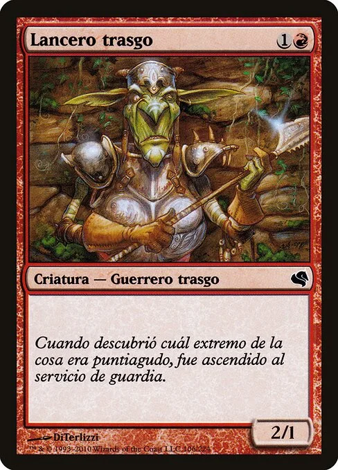 Goblin Piker, carta Magic di tipo Creature — Goblin Warrior illustrata da DiTerlizzi