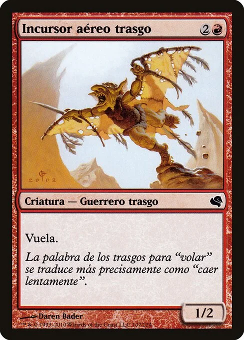Goblin Sky Raider, carta Magic di tipo Creature — Goblin Warrior illustrata da Daren Bader