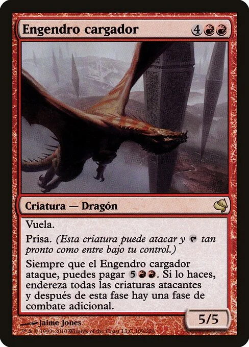 Hellkite Charger, carta Magic di tipo Creature — Dragon illustrata da Jaime Jones