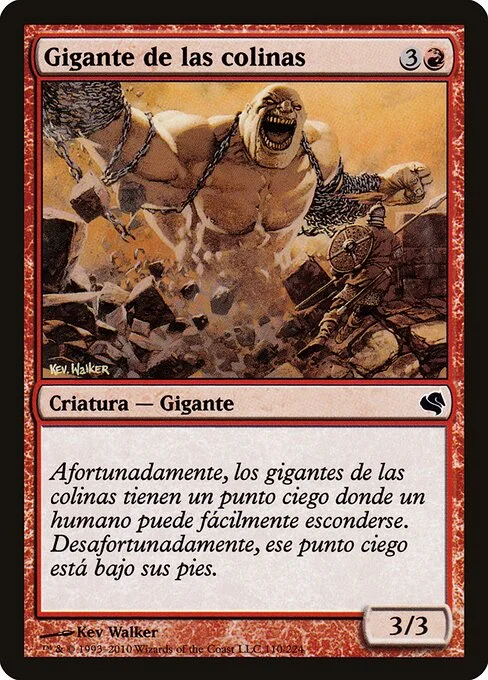 Hill Giant, carta Magic di tipo Creature — Giant illustrata da Kev Walker