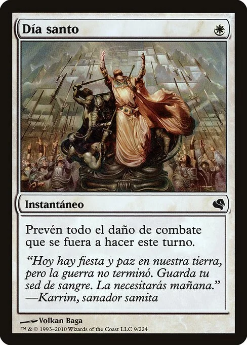 Holy Day, carta Magic di tipo Instant illustrata da Volkan Baǵa