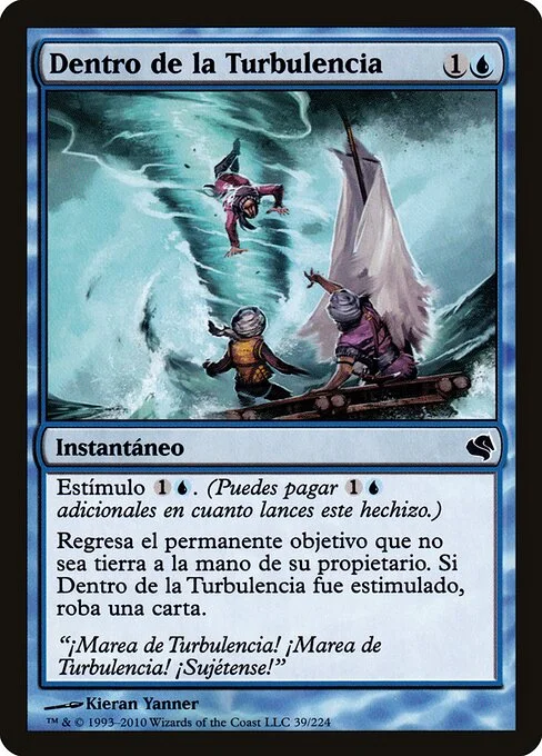 Into the Roil, carta Magic di tipo Instant illustrata da Kieran Yanner