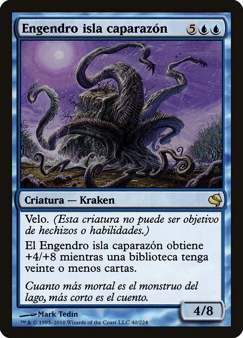 Isleback Spawn, carta Magic di tipo Creature — Kraken illustrata da Mark Tedin