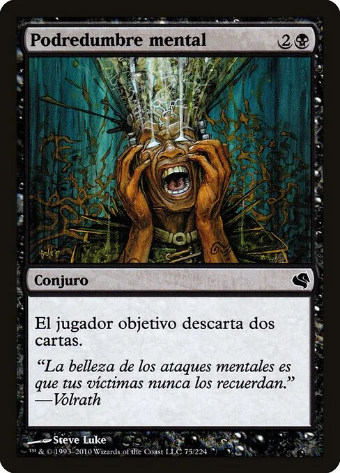 Mind Rot, carta Magic di tipo Sorcery illustrata da Steve Luke