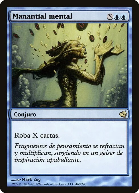 Mind Spring, carta Magic di tipo Sorcery illustrata da Mark Zug