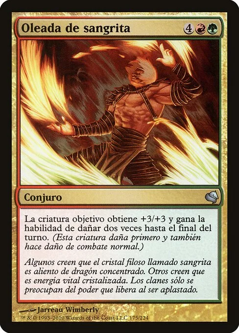 Sangrite Surge, carta Magic di tipo Sorcery illustrata da Jarreau Wimberly