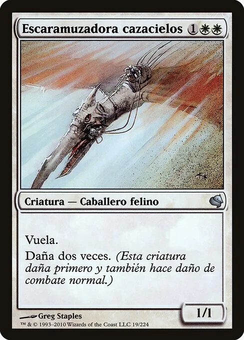 Skyhunter Skirmisher, carta Magic di tipo Creature — Cat Knight illustrata da Greg Staples