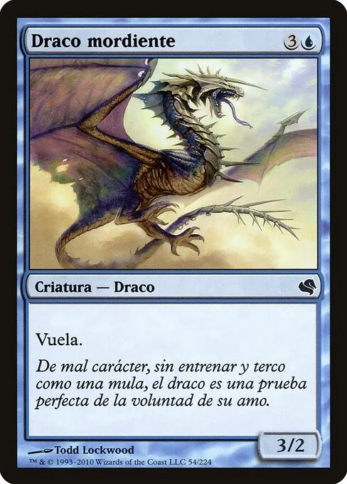 Snapping Drake, carta Magic di tipo Creature — Drake illustrata da Todd Lockwood