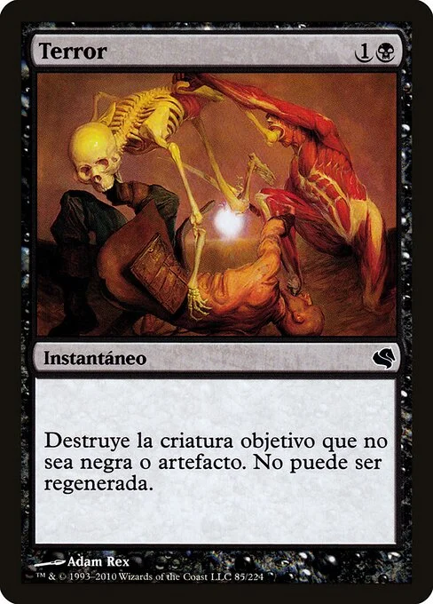 Terror, carta Magic di tipo Instant illustrata da Adam Rex
