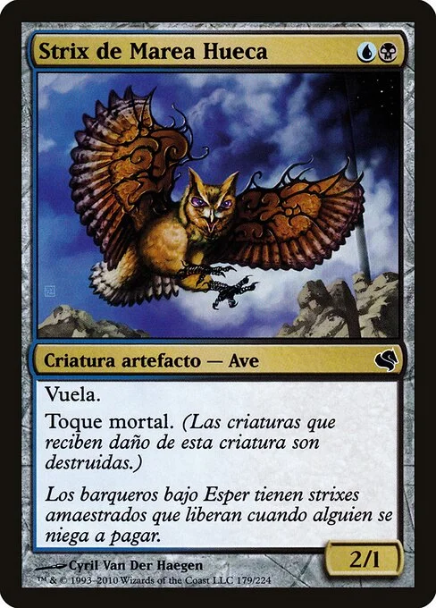 Tidehollow Strix, carta Magic di tipo Artifact Creature — Bird illustrata da Cyril Van Der Haegen
