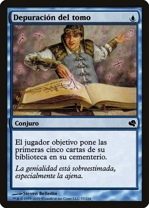 Tome Scour, carta Magic di tipo Sorcery illustrata da Steven Belledin