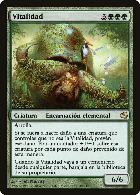 Vigor, carta Magic di tipo Creature — Elemental Incarnation illustrata da Jim Murray
