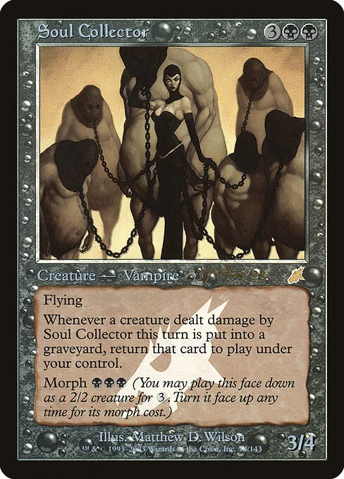 Soul Collector, carta Magic di tipo Creature — Vampire illustrata da Matthew D. Wilson