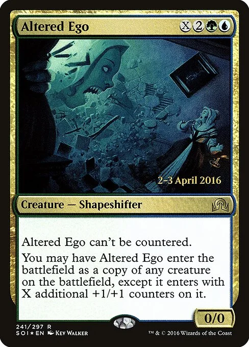 Altered Ego, carta Magic di tipo Creature — Shapeshifter illustrata da Kev Walker