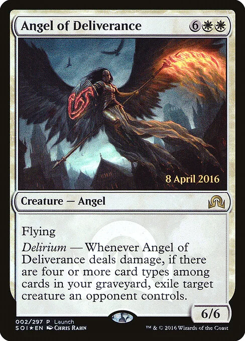 Angel of Deliverance, carta Magic di tipo Creature — Angel illustrata da Chris Rahn