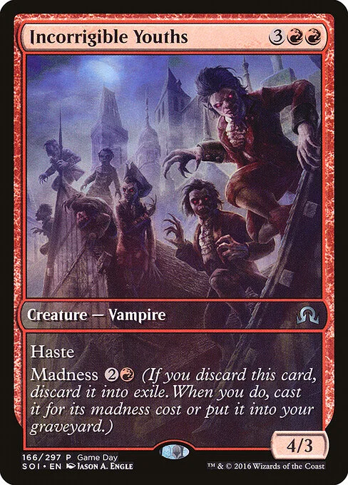 Incorrigible Youths, carta Magic di tipo Creature — Vampire illustrata da Jason A. Engle