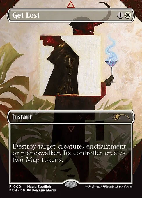 Get Lost, carta Magic di tipo Instant illustrata da Dominik Mayer