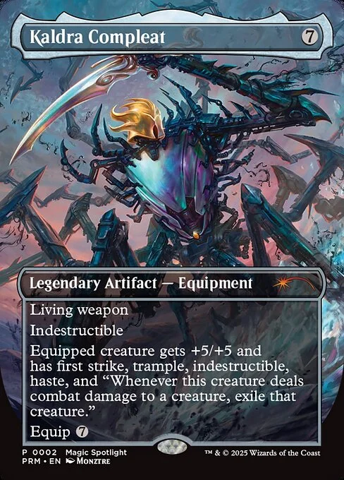 Kaldra Compleat, carta Magic di tipo Legendary Artifact — Equipment illustrata da Monztre