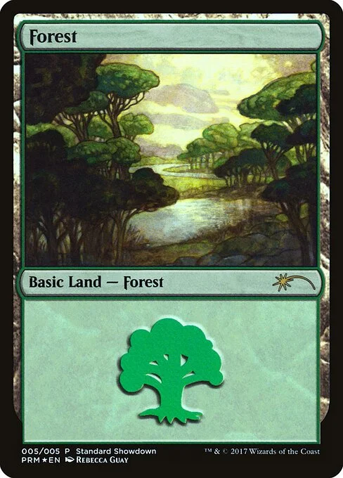 Forest, carta Magic di tipo Basic Land — Forest illustrata da Rebecca Guay