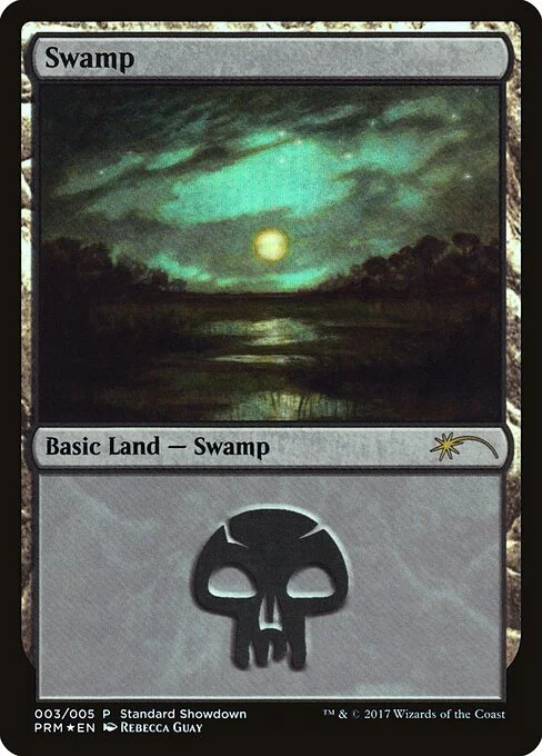 Swamp, carta Magic di tipo Basic Land — Swamp illustrata da Rebecca Guay