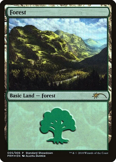 Forest, carta Magic di tipo Basic Land — Forest illustrata da Alayna Danner