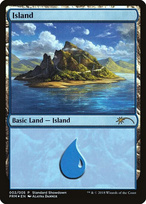 Island, carta Magic di tipo Basic Land — Island illustrata da Alayna Danner