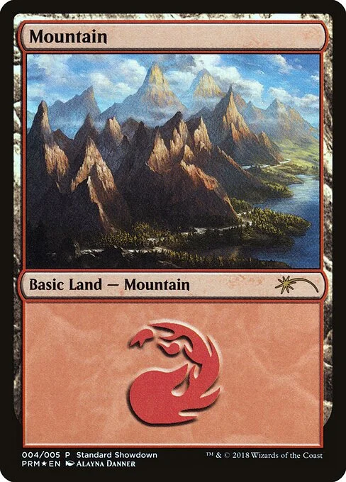Mountain, carta Magic di tipo Basic Land — Mountain illustrata da Alayna Danner