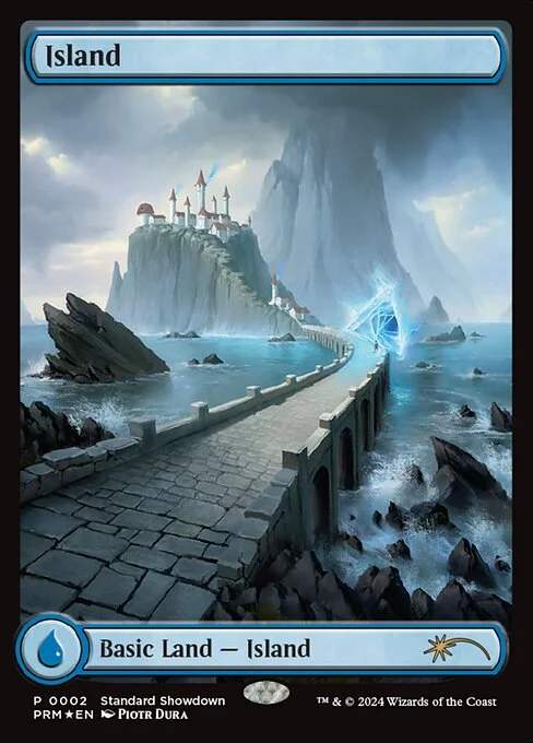 Island, carta Magic di tipo Basic Land — Island illustrata da Piotr Dura