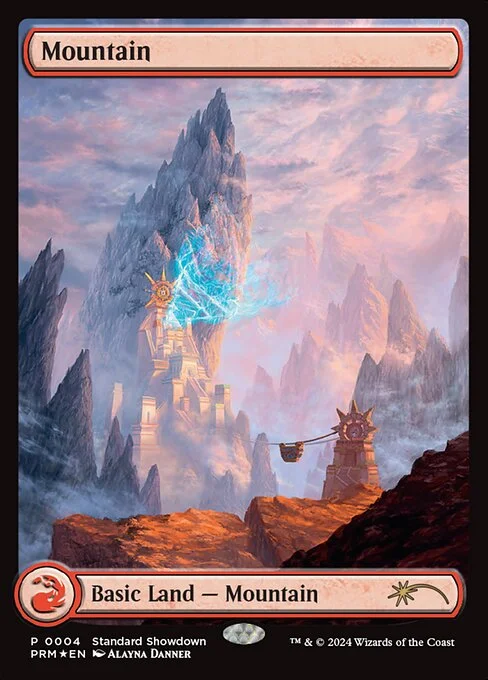 Mountain, carta Magic di tipo Basic Land — Mountain illustrata da Alayna Danner