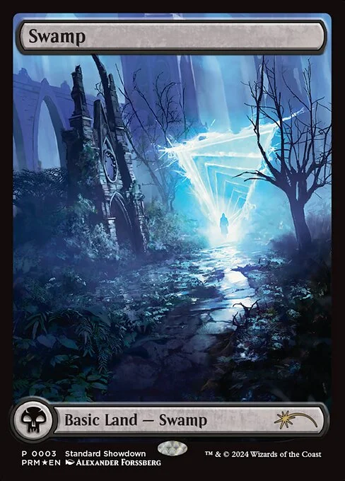 Swamp, carta Magic di tipo Basic Land — Swamp illustrata da Alexander Forssberg