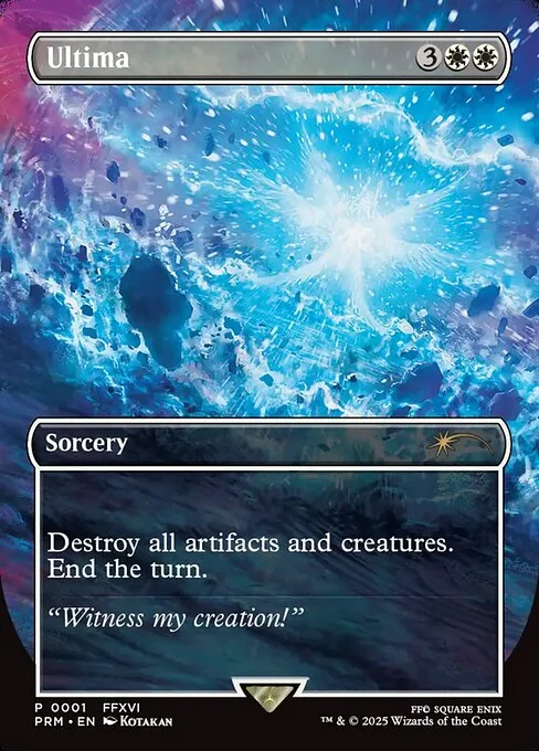 Ultima, carta Magic di tipo Sorcery illustrata da Kotakan