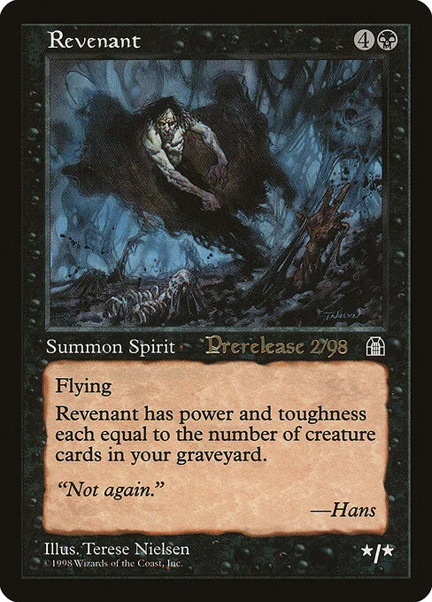 Revenant, carta Magic di tipo Creature — Spirit illustrata da Terese Nielsen