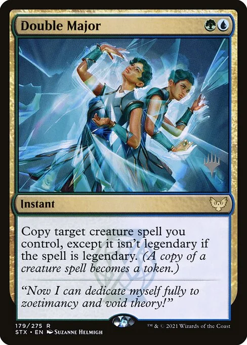 Double Major, carta Magic di tipo Instant illustrata da Suzanne Helmigh