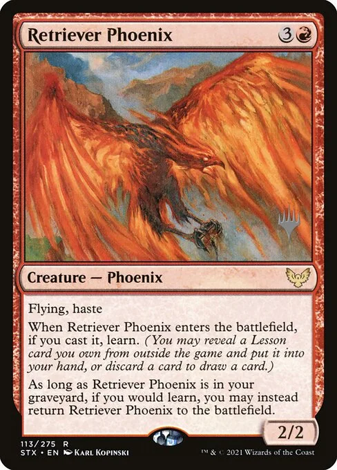 Retriever Phoenix, carta Magic di tipo Creature — Phoenix illustrata da Karl Kopinski