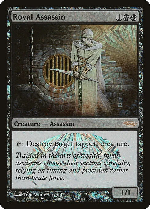 Royal Assassin, carta Magic di tipo Creature — Human Assassin illustrata da Tom Wänerstrand