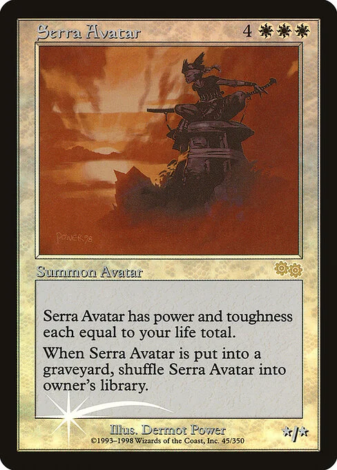 Serra Avatar, carta Magic di tipo Creature — Avatar illustrata da Dermot Power