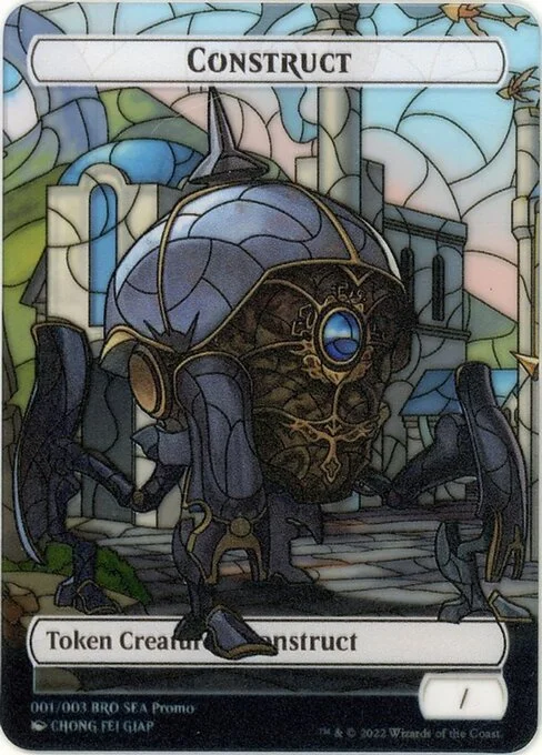 Construct, carta Magic di tipo Token Artifact Creature — Construct illustrata da Chong Fei Giap