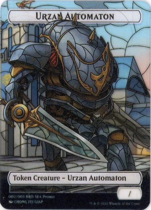 Urzan Automaton, carta Magic di tipo Token Creature — Urzan Automaton illustrata da Chong Fei Giap
