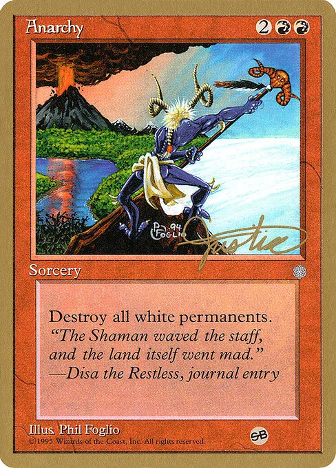 Anarchy, carta Magic di tipo Sorcery illustrata da Phil Foglio