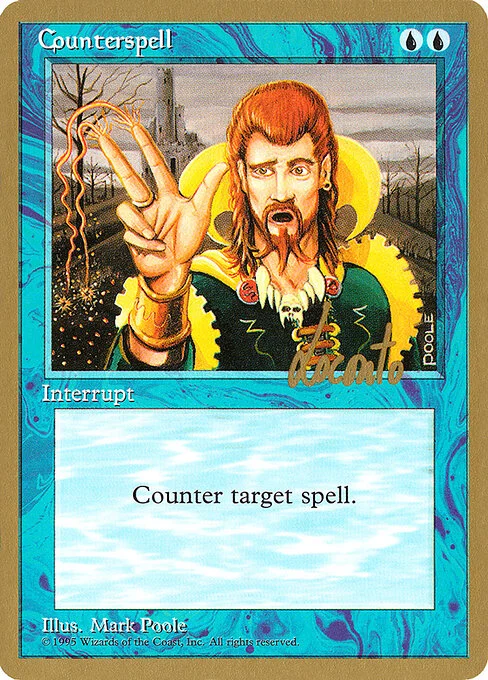 Counterspell, carta Magic di tipo Instant illustrata da Mark Poole