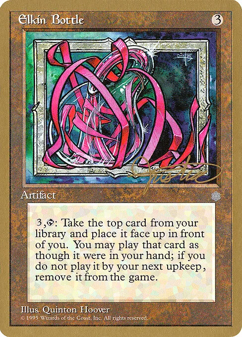 Elkin Bottle, carta Magic di tipo Artifact illustrata da Quinton Hoover