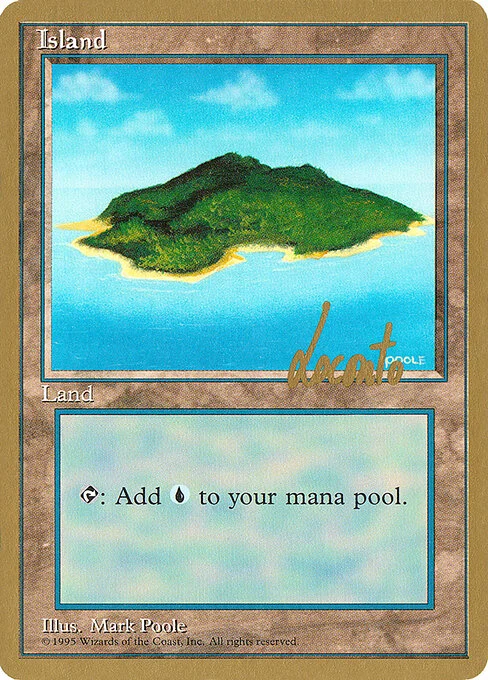 Island, carta Magic di tipo Basic Land — Island illustrata da Mark Poole