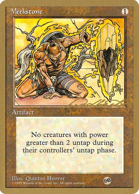 Meekstone, carta Magic di tipo Artifact illustrata da Quinton Hoover