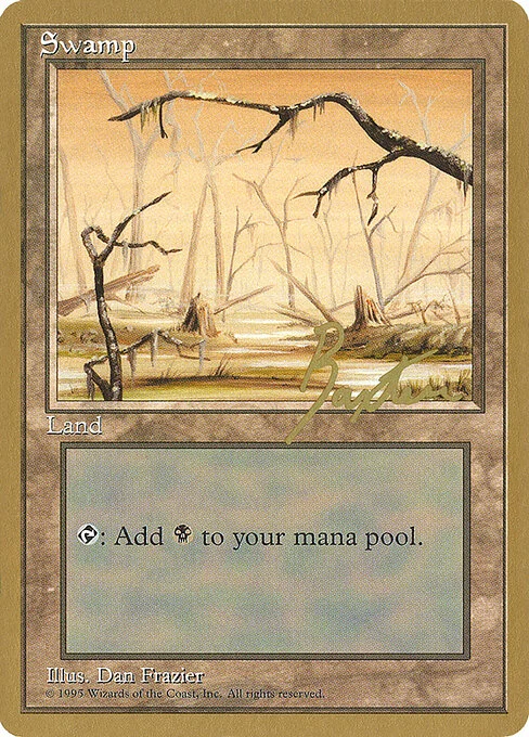 Swamp, carta Magic di tipo Basic Land — Swamp illustrata da Dan Frazier
