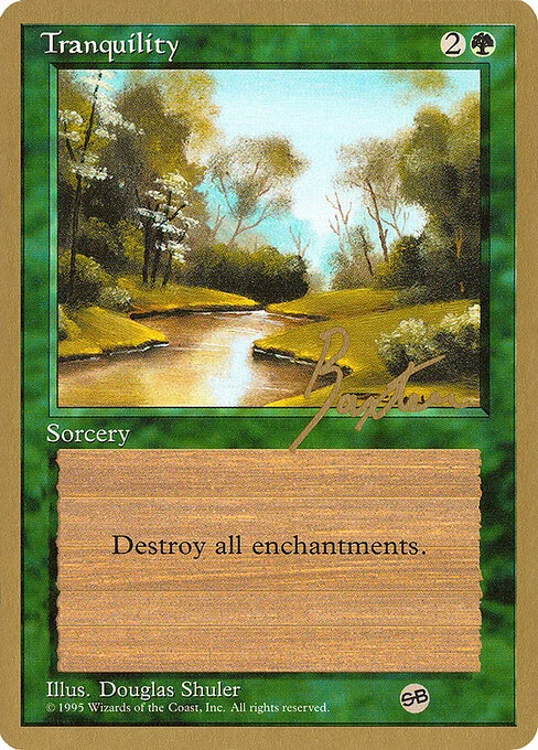 Tranquility, carta Magic di tipo Sorcery illustrata da Douglas Shuler