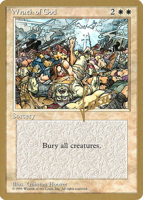 Wrath of God, carta Magic di tipo Sorcery illustrata da Quinton Hoover