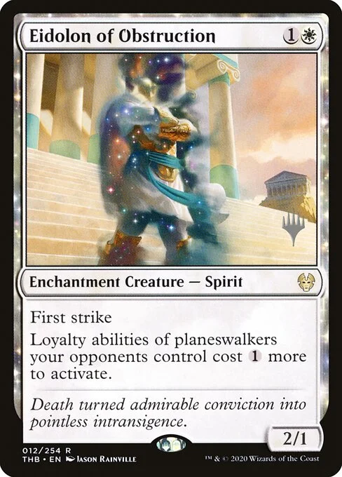 Eidolon of Obstruction, carta Magic di tipo Enchantment Creature — Spirit illustrata da Jason Rainville